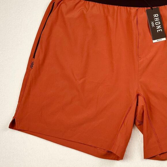 Rhone Men’s XXL 7” Mako Tech Baked Clay Unlined Active Workout Stretch Shorts - Picture 3 of 10